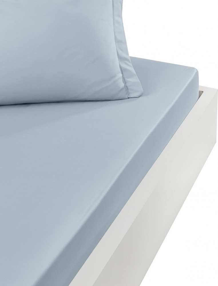 Drap Housse Uni Percale - Grand Bonnet - EASY CARE 80 fils/cm² SENS...