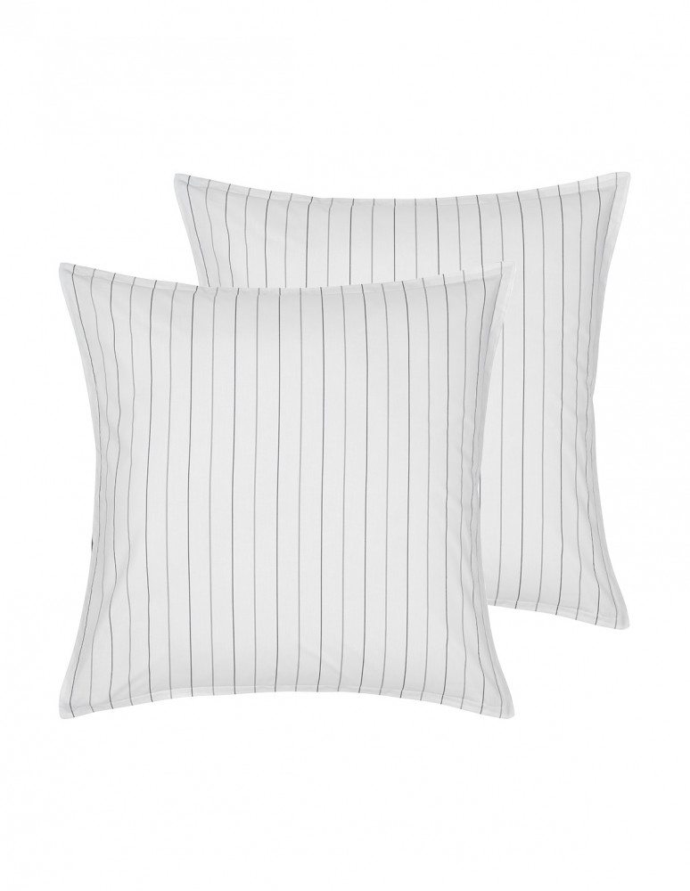 Lot de 2 taies d'oreillers percale...