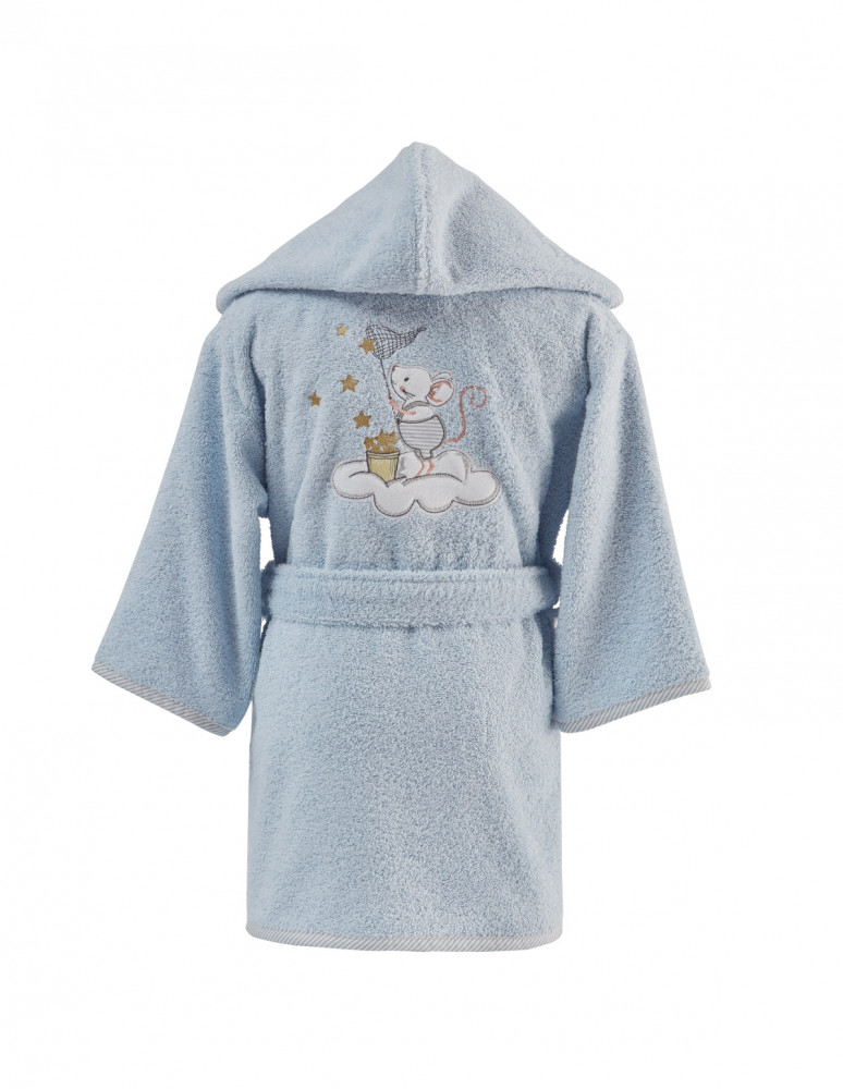 Peignoir enfant brodé MOUSKY