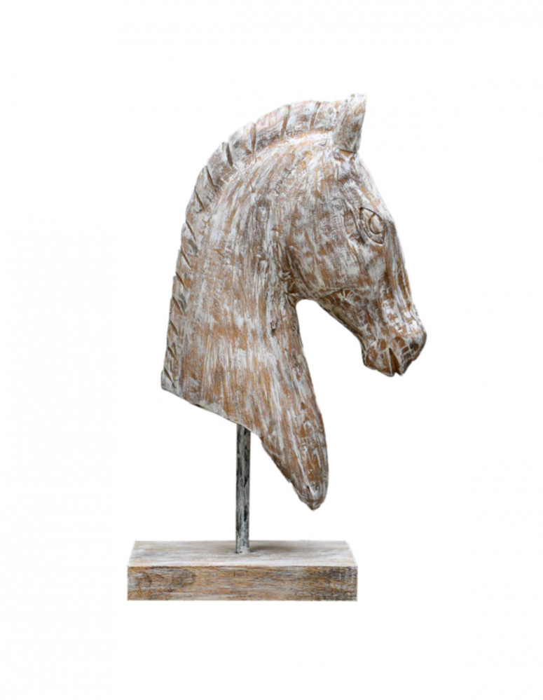 Statue buste cheval PEGASE 2
