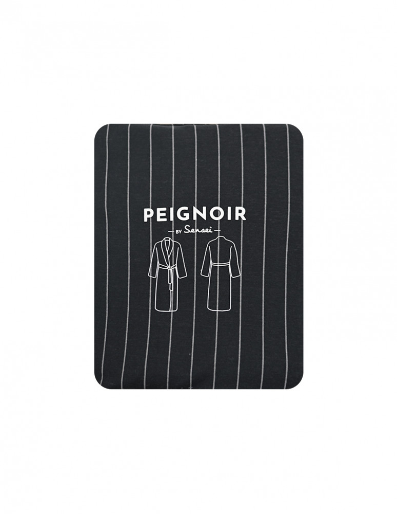 Peignoir d'intérieur rayé femme ANDREA