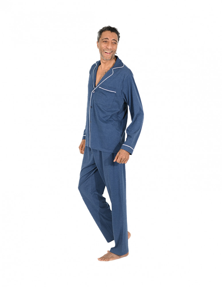 Pyjama uni chambray homme MATTEO
