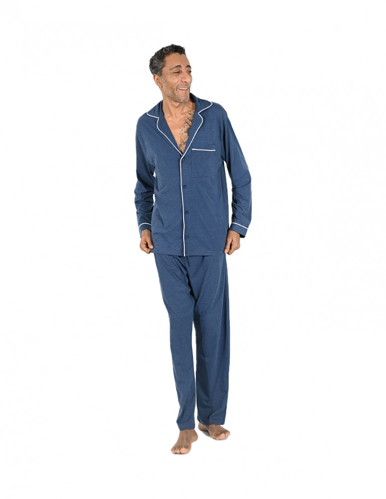 Pyjama uni chambray homme MATTEO