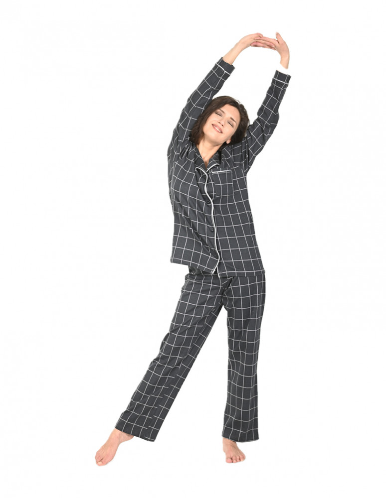 Pyjamas carreaux coton...