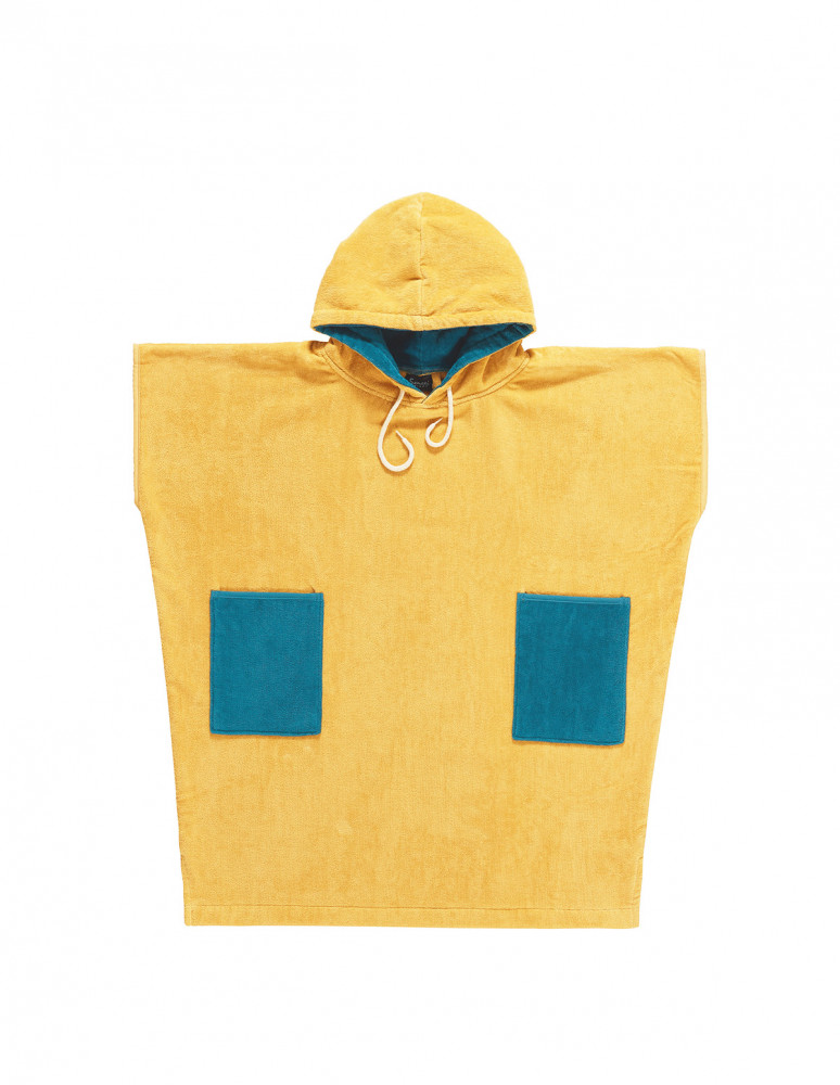 Poncho de plage adulte en velours BEACH