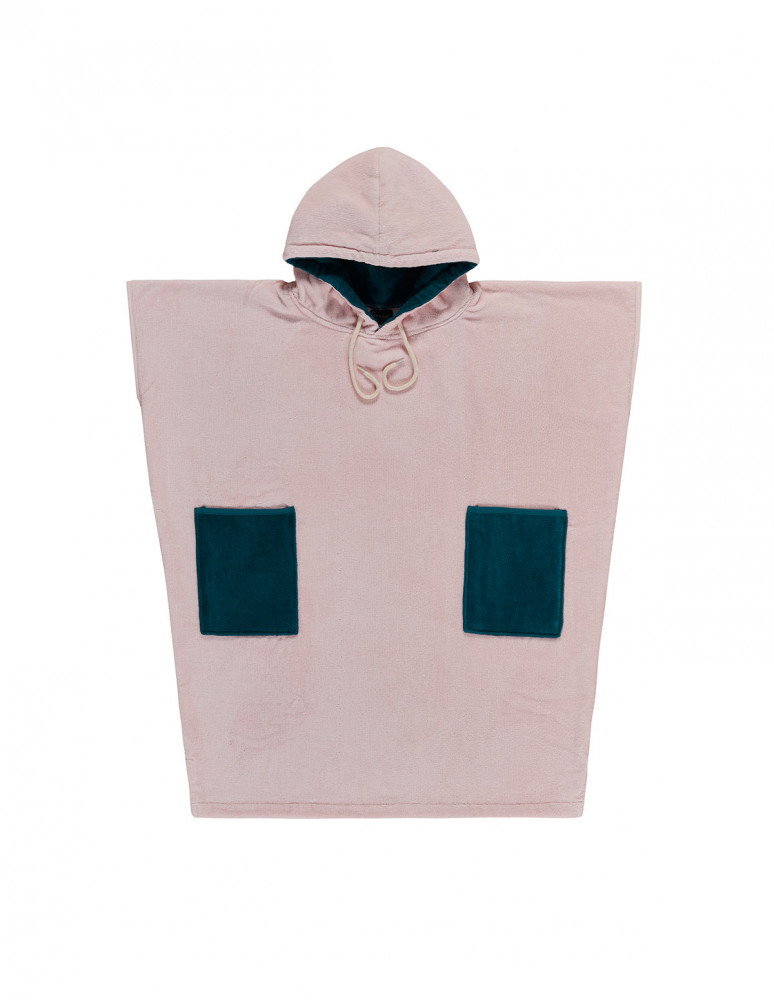 Poncho de plage adulte en velours BEACH