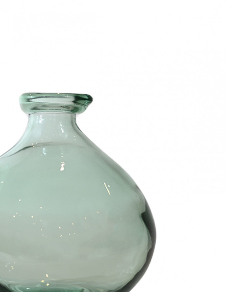 Vase en verre recyclé h 18 cm SCANDIC