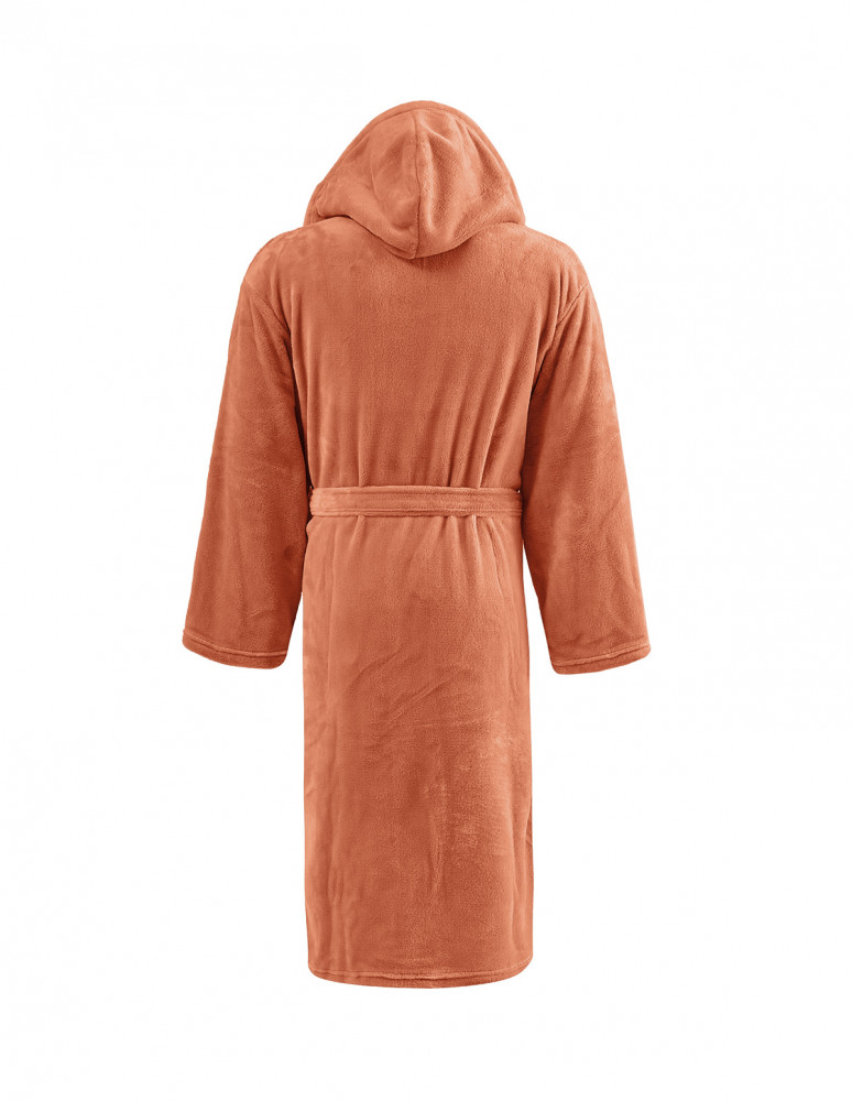 Peignoir polaire mixte à capuche KAPRA