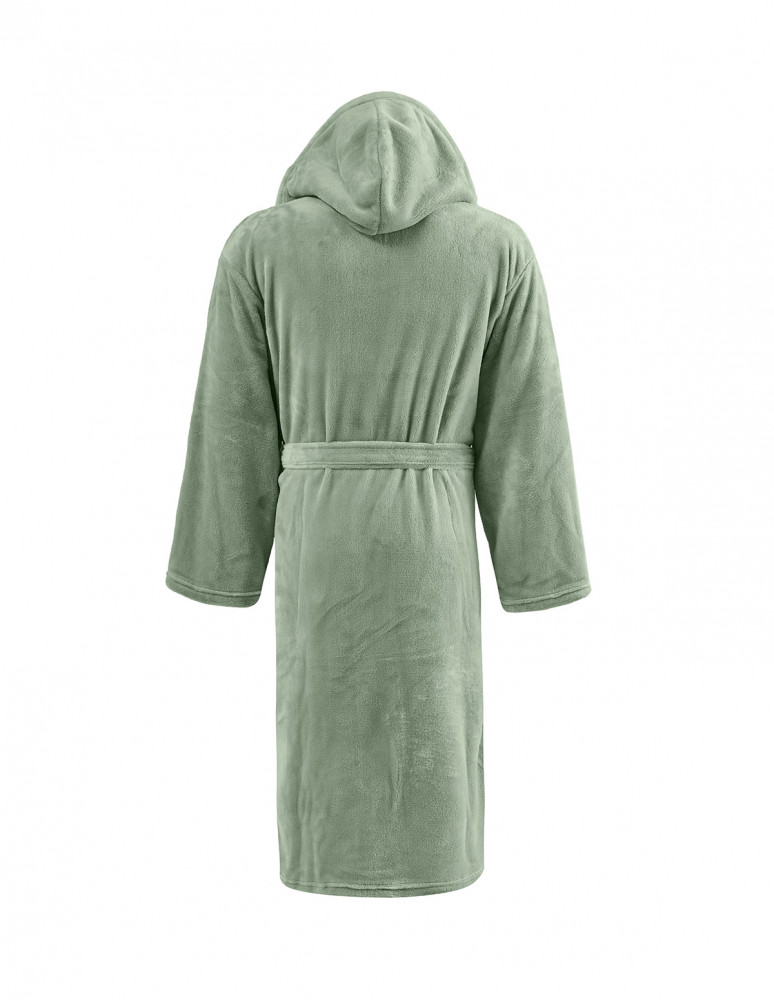 Peignoir polaire mixte à capuche KAPRA