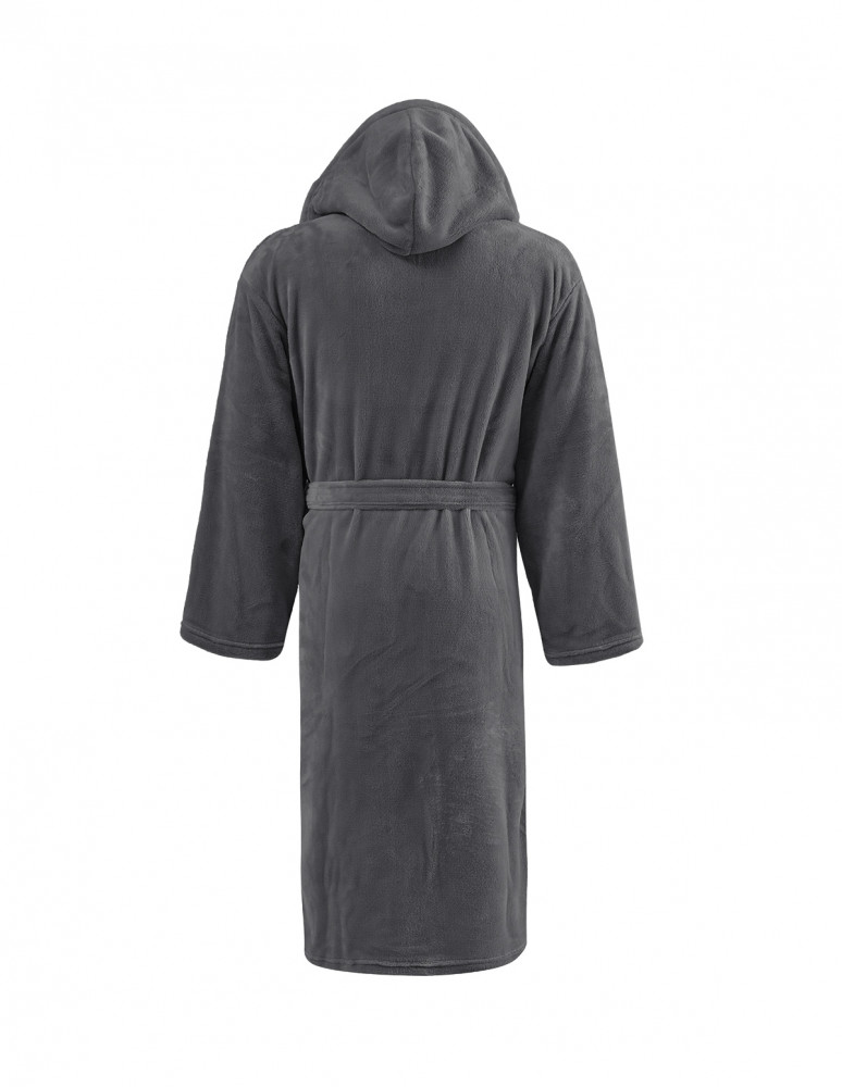 Peignoir polaire mixte à capuche KAPRA