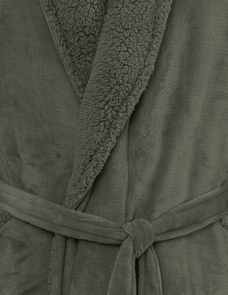 Peignoir mixte polaire chaud doublé...