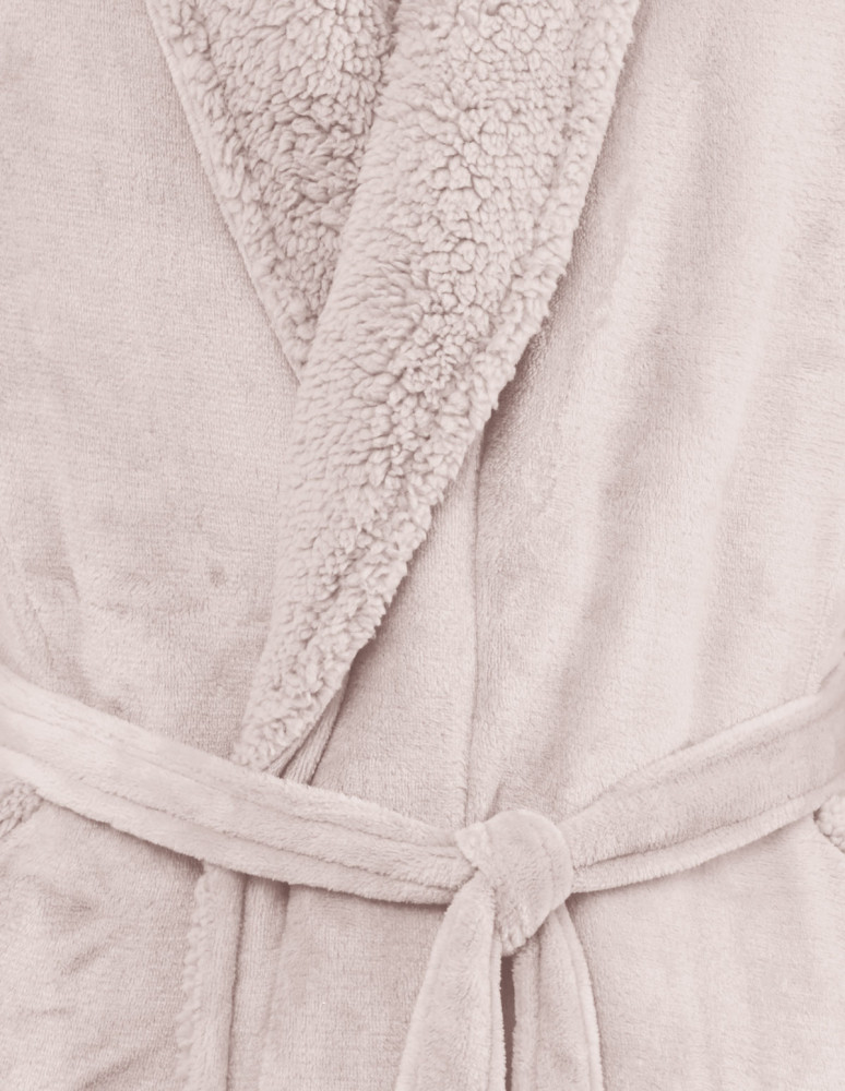 Peignoir mixte polaire chaud doublé...