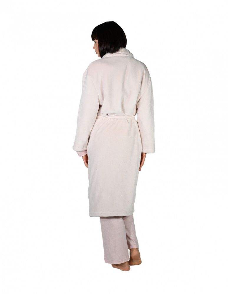 Peignoir mixte polaire chaud doublé...