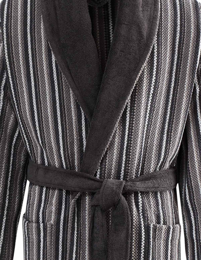 Peignoirs col châle Velours Jacquard...