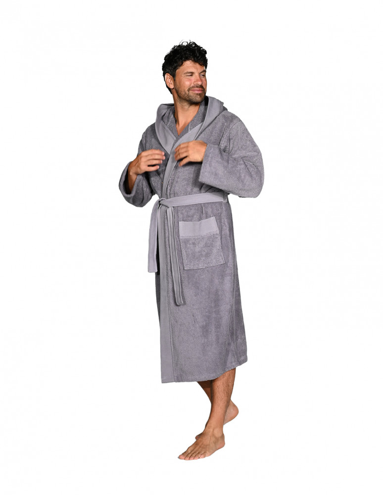 Peignoir à capuche uni 420gr/m² BOXER