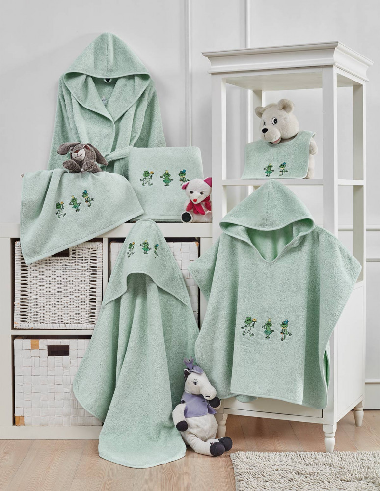 Peignoir enfant brodé KERMY