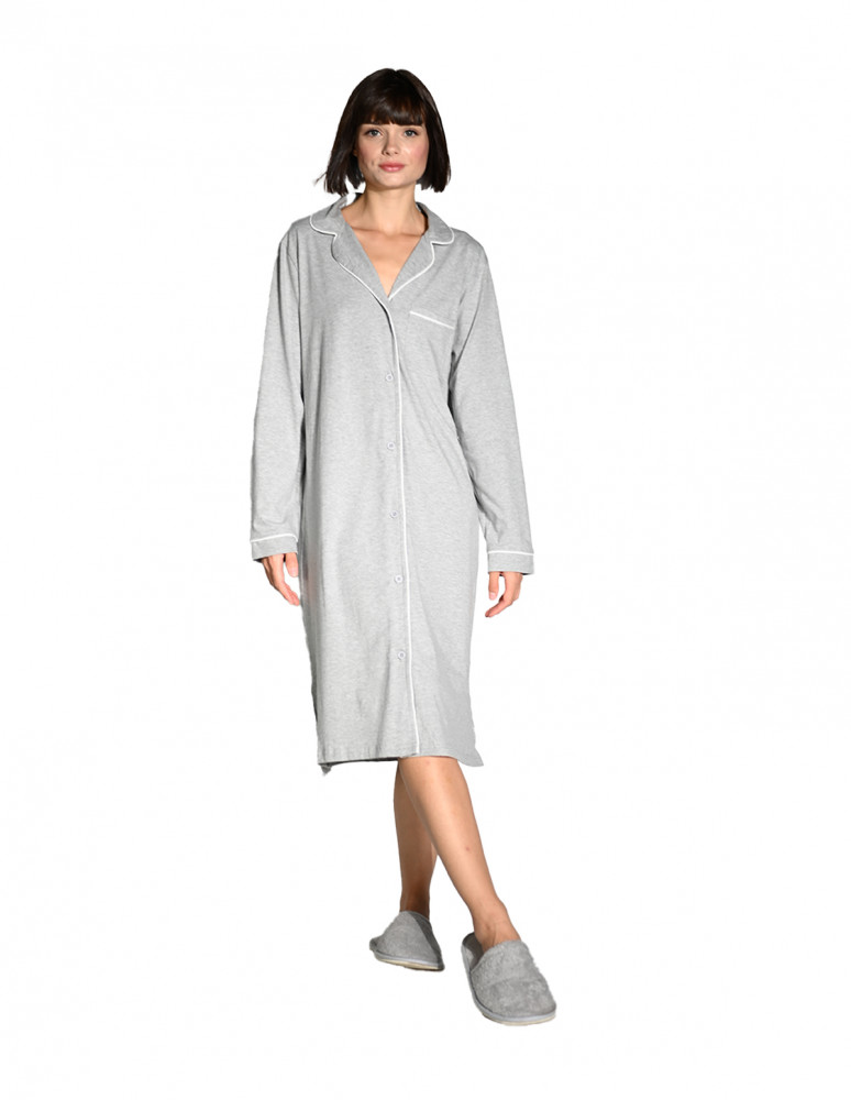 Chemise de nuit Mi-Long 100% coton...