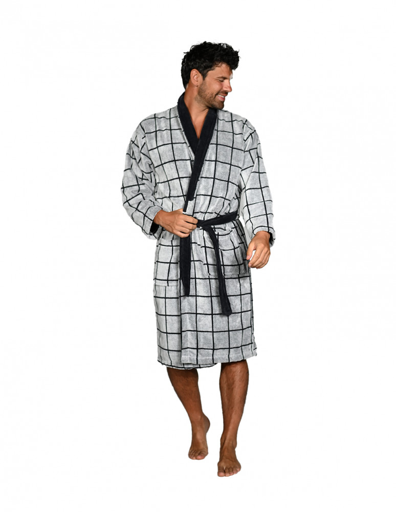 Peignoir Velours Jacquard...