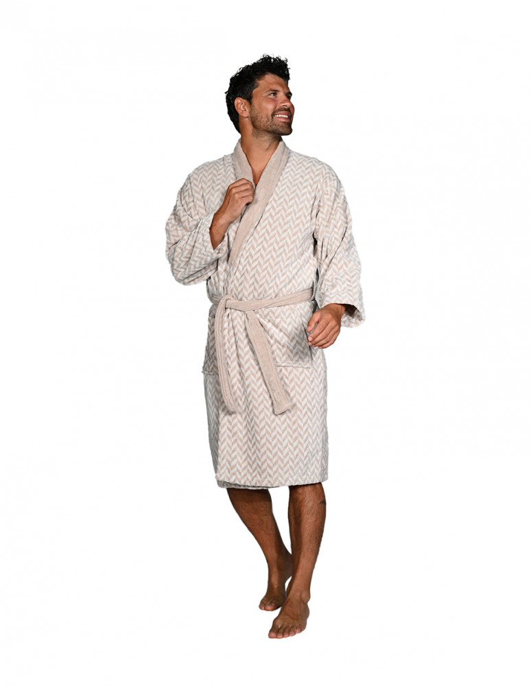 Peignoir Velours Jacquard...