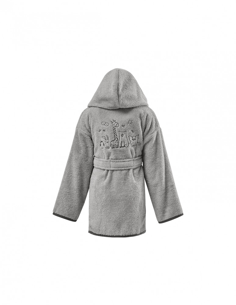Peignoir enfant brodé BABY JUNGLE