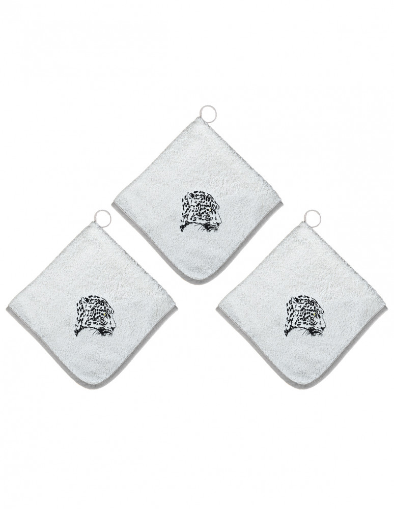 Lot de 3 Torchons Carrés Eponge...