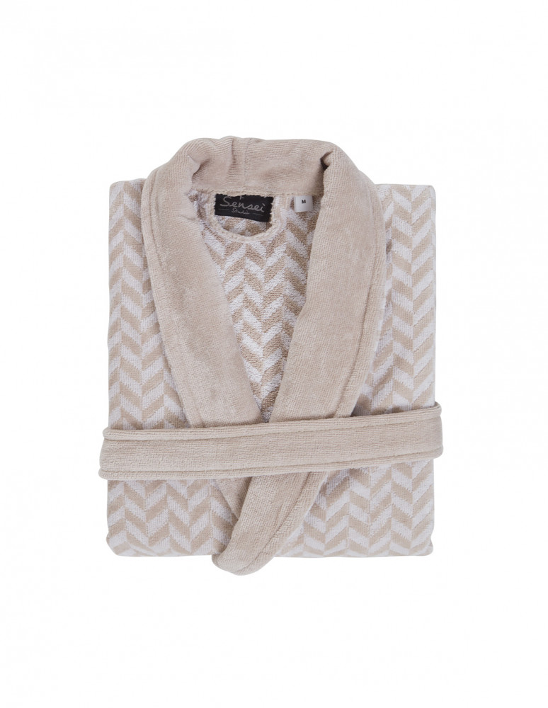 Peignoir Velours Jacquard 400 Gr/M²...