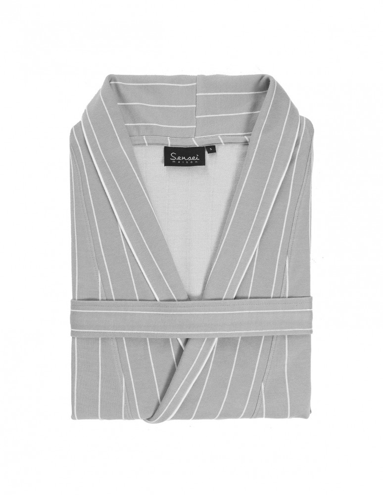 Peignoir d'intérieur rayé femme ANDREA