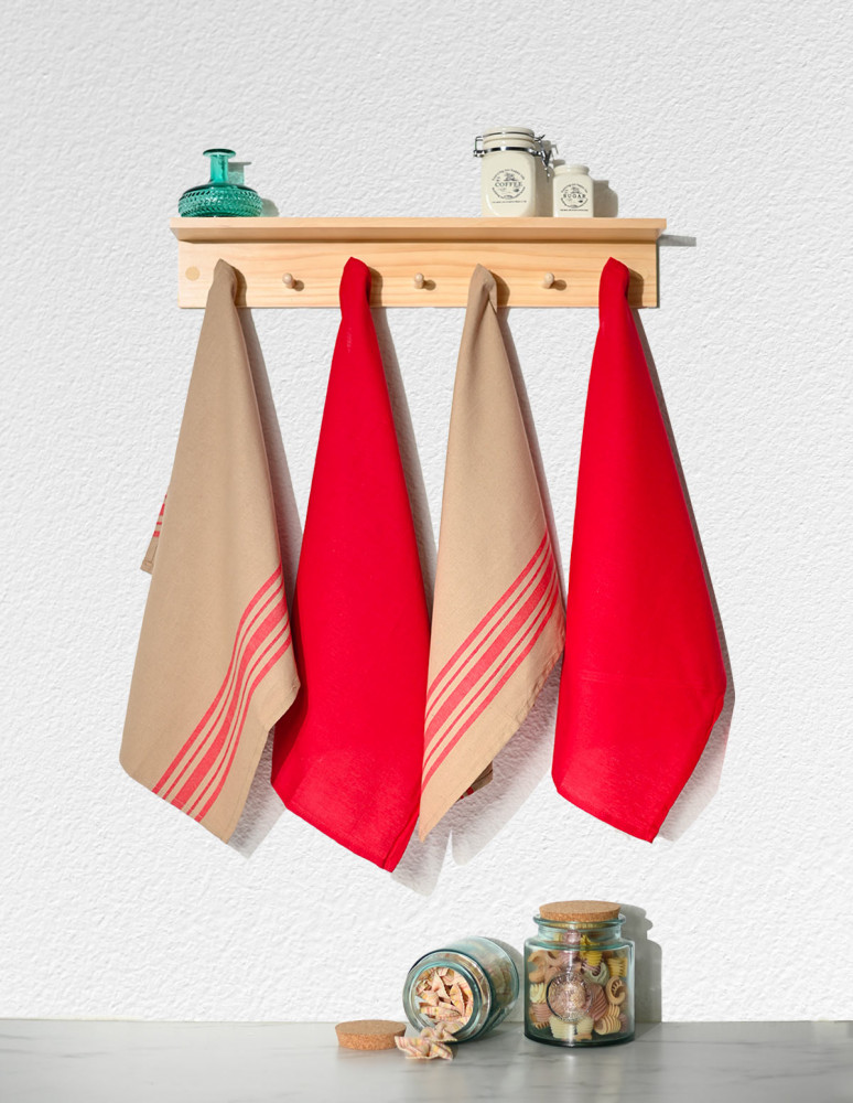 Lot de 4 Torchons PURELIFE Lot de 4 Torchons PURELIFE