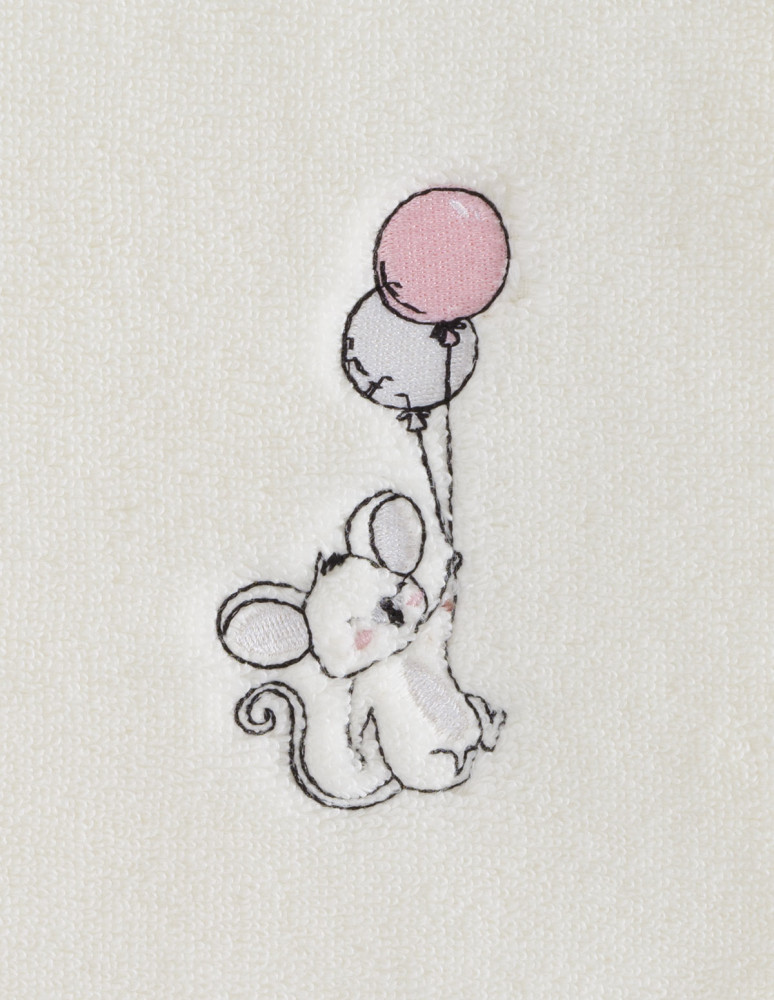 Poncho Enfant BABY SOFT SOURIS SKY