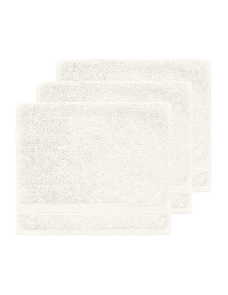 Lot de 3 serviettes invité 550gr/m²... Lot de 3 serviettes invité 550gr/m²...