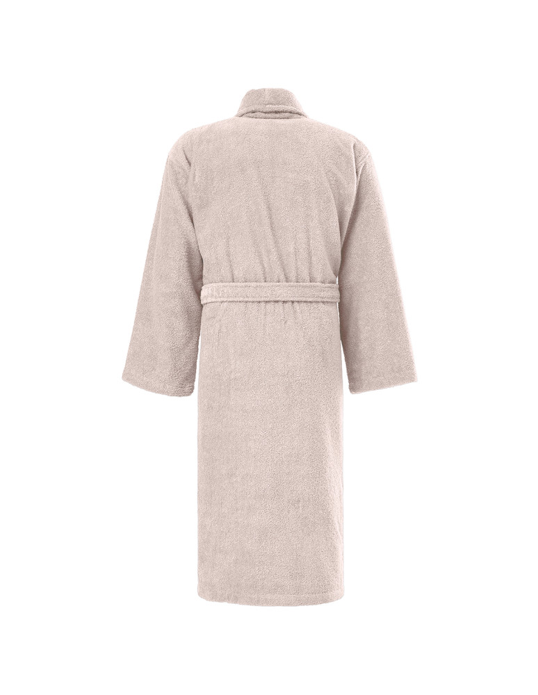 Peignoir col châle en coton...