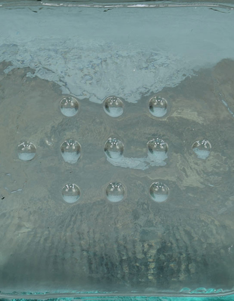 Porte-savon en verre recyclé AUTHENTIC