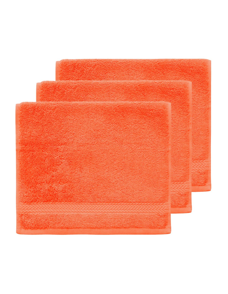 Lot de 3 serviettes invité 550gr/m²... Lot de 3 serviettes invité 550gr/m²...