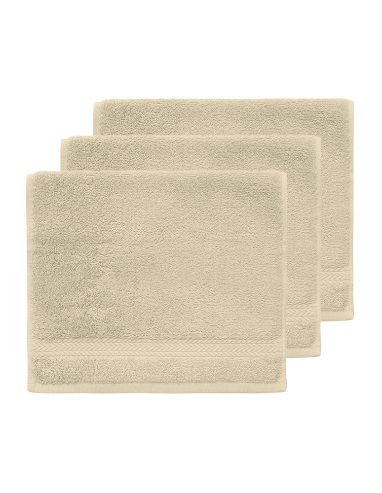 Lot de 3 serviettes invité 550gr/m²... Lot de 3 serviettes invité 550gr/m²...