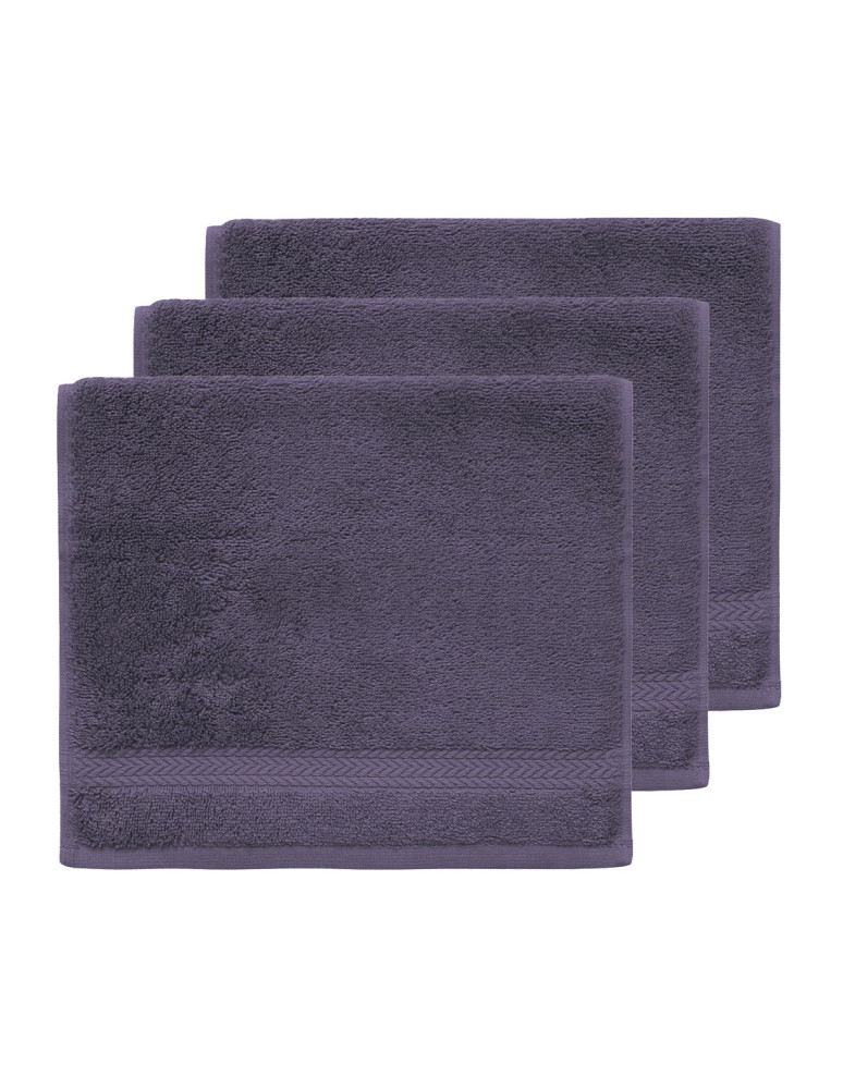 Lot de 3 serviettes invité 550gr/m²... Lot de 3 serviettes invité 550gr/m²...