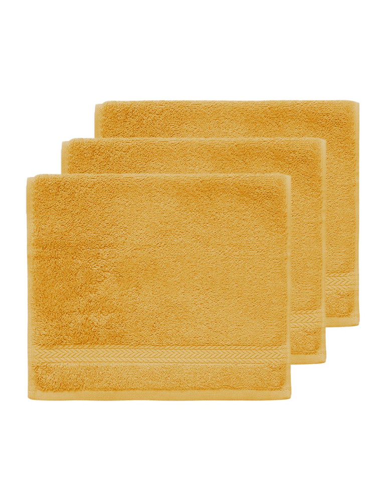 Lot de 3 serviettes invité 550gr/m²... Lot de 3 serviettes invité 550gr/m²...
