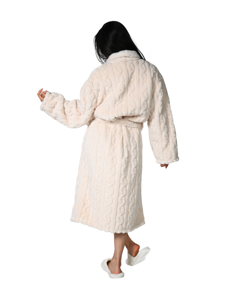 Peignoir polaire 310gsm WARM WOOL Peignoir polaire 310gsm WARM WOOL