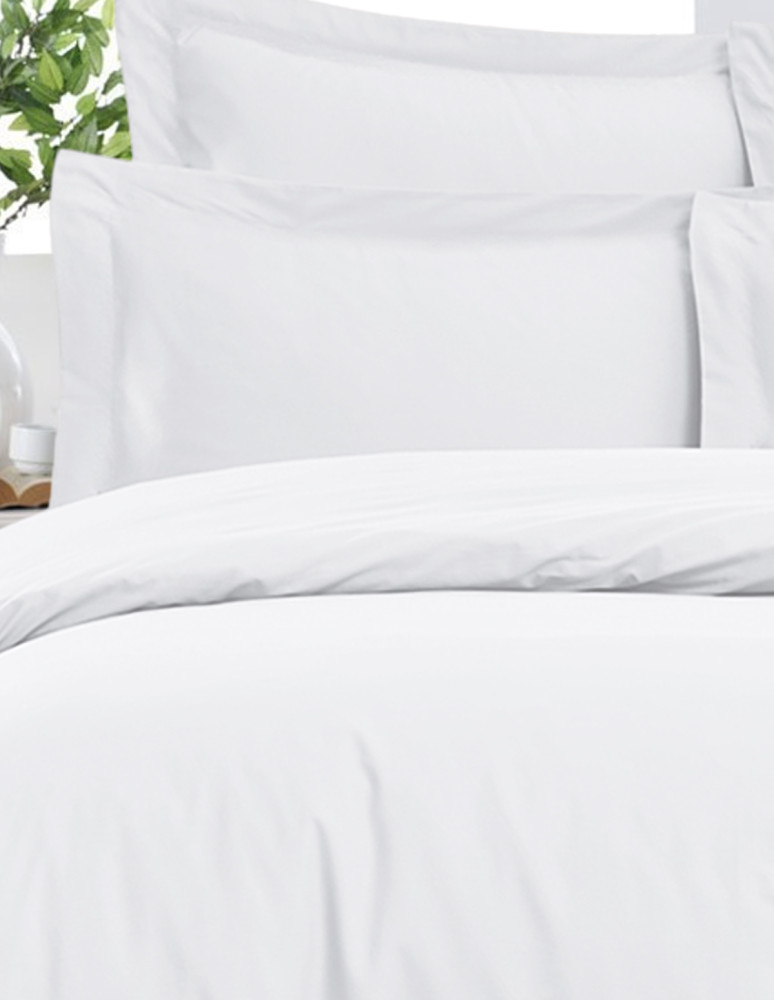 Housse de couette satin 120 fils UNIE...