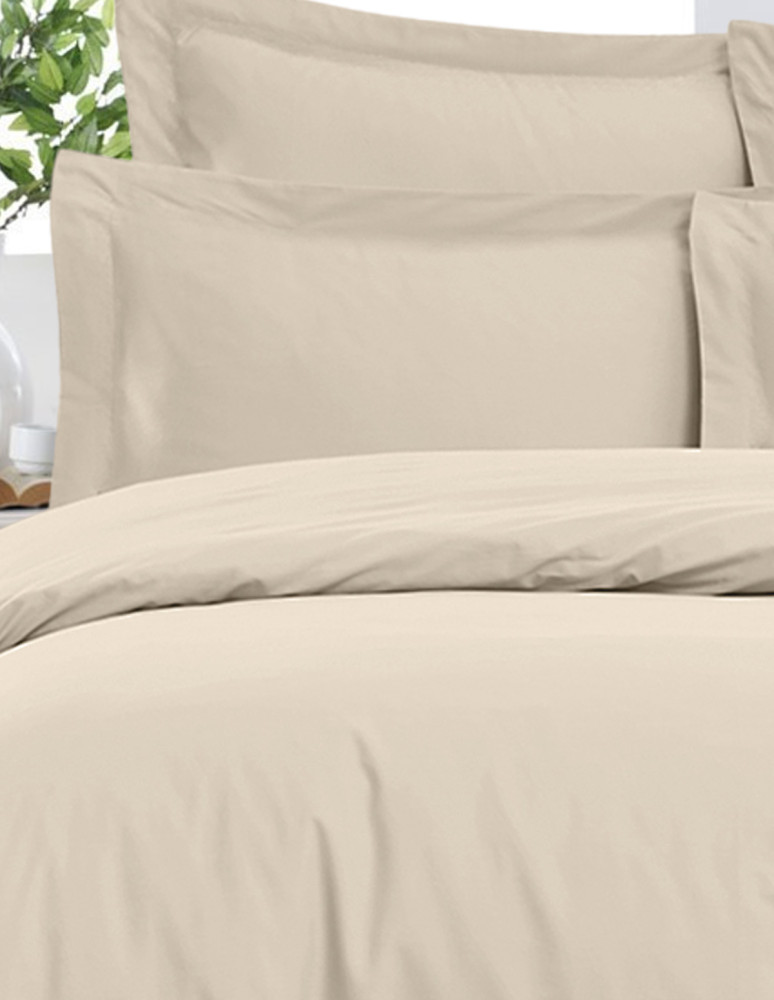 Housse de couette satin 120 fils UNIE...