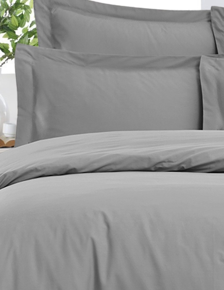 Housse de couette satin 120 fils UNIE...