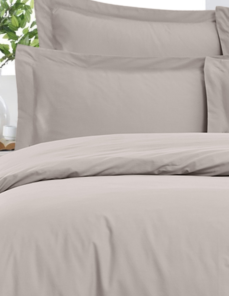 Housse de couette satin 120 fils UNIE...