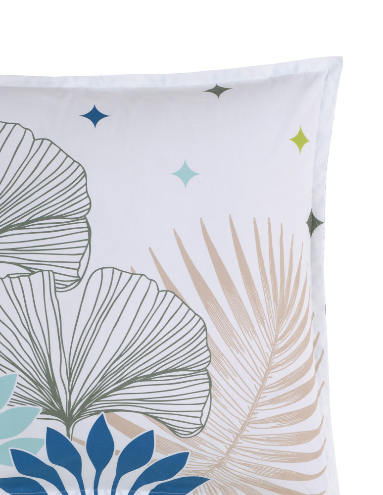 Lot de 2 taies d'oreillers percale NOA