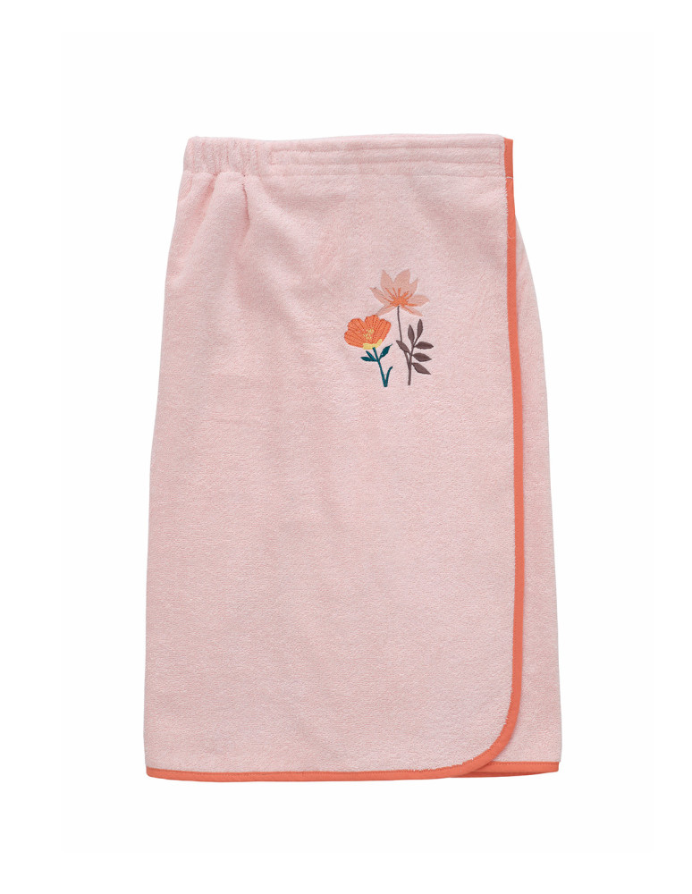 Paréo de bain brodé 420gr/m² ANGELICA