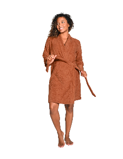 Peignoir kimono léger mi-long KIYO