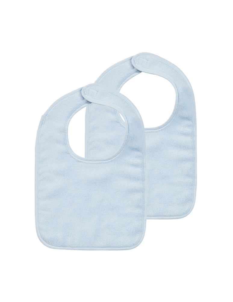 Lot de 2 bavoirs unis EDEN