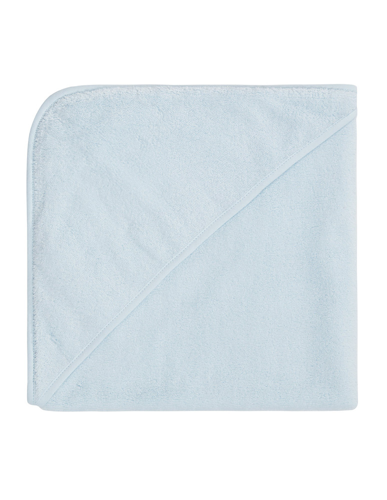 Cape de bain unie avec lisere EDEN