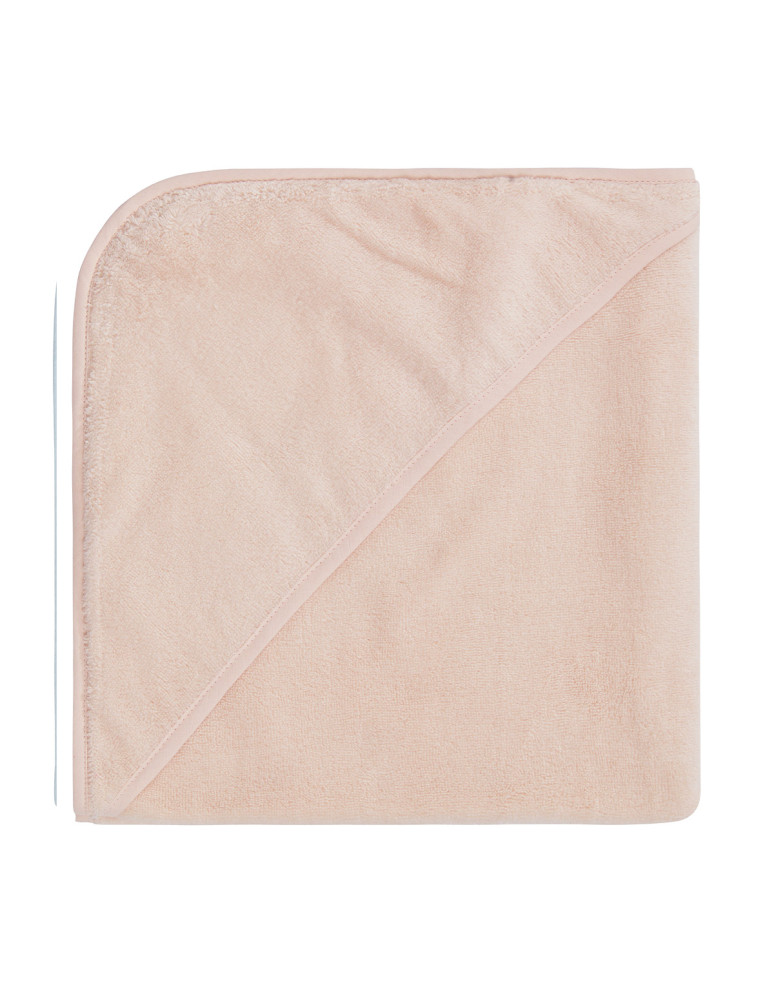 Cape de bain unie avec lisere EDEN