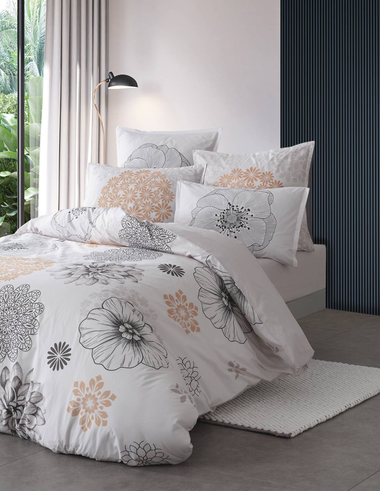 Drap Housse percale Imprimé  LOANE