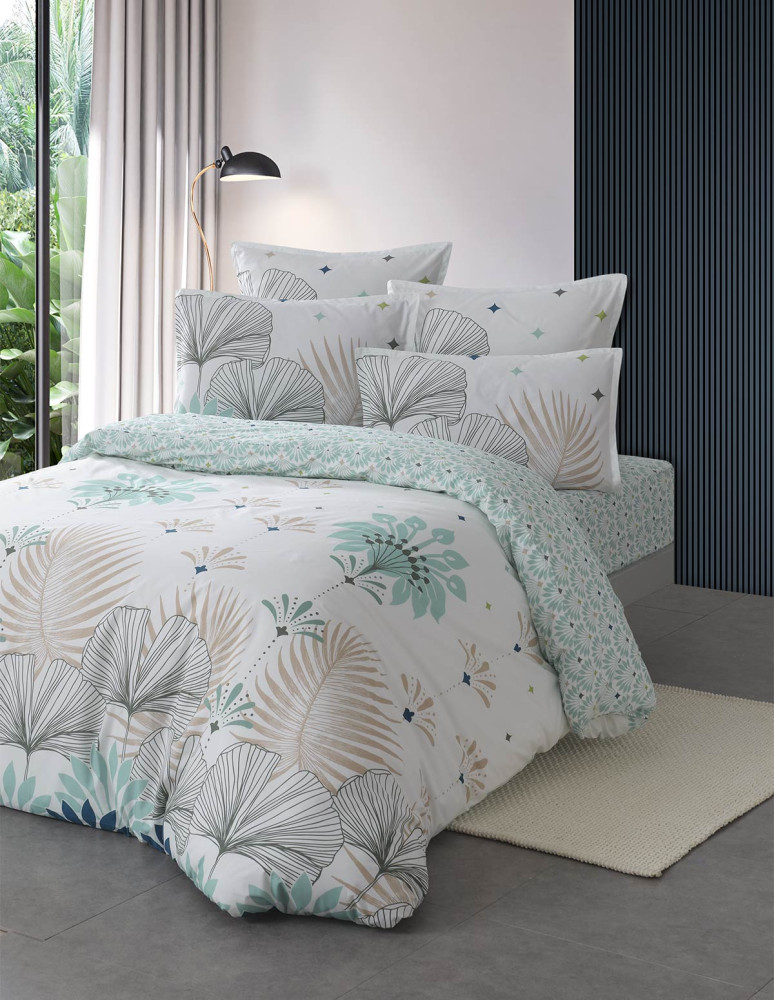 Drap Housse percale Imprimé  NOA