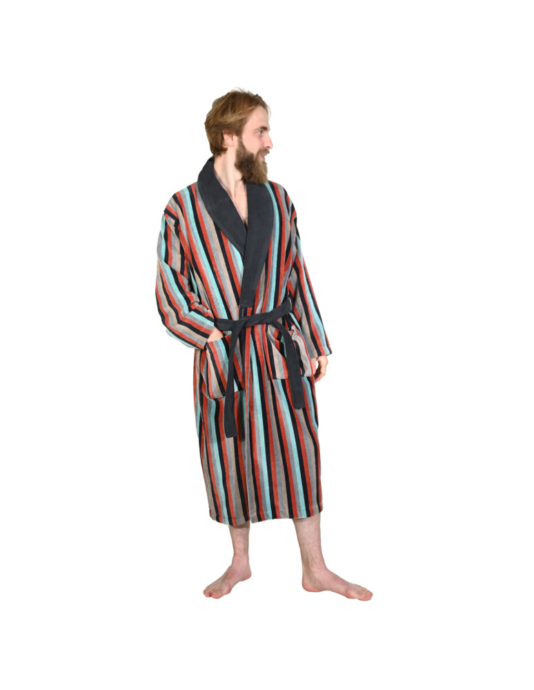 Peignoirs col châle Velours...